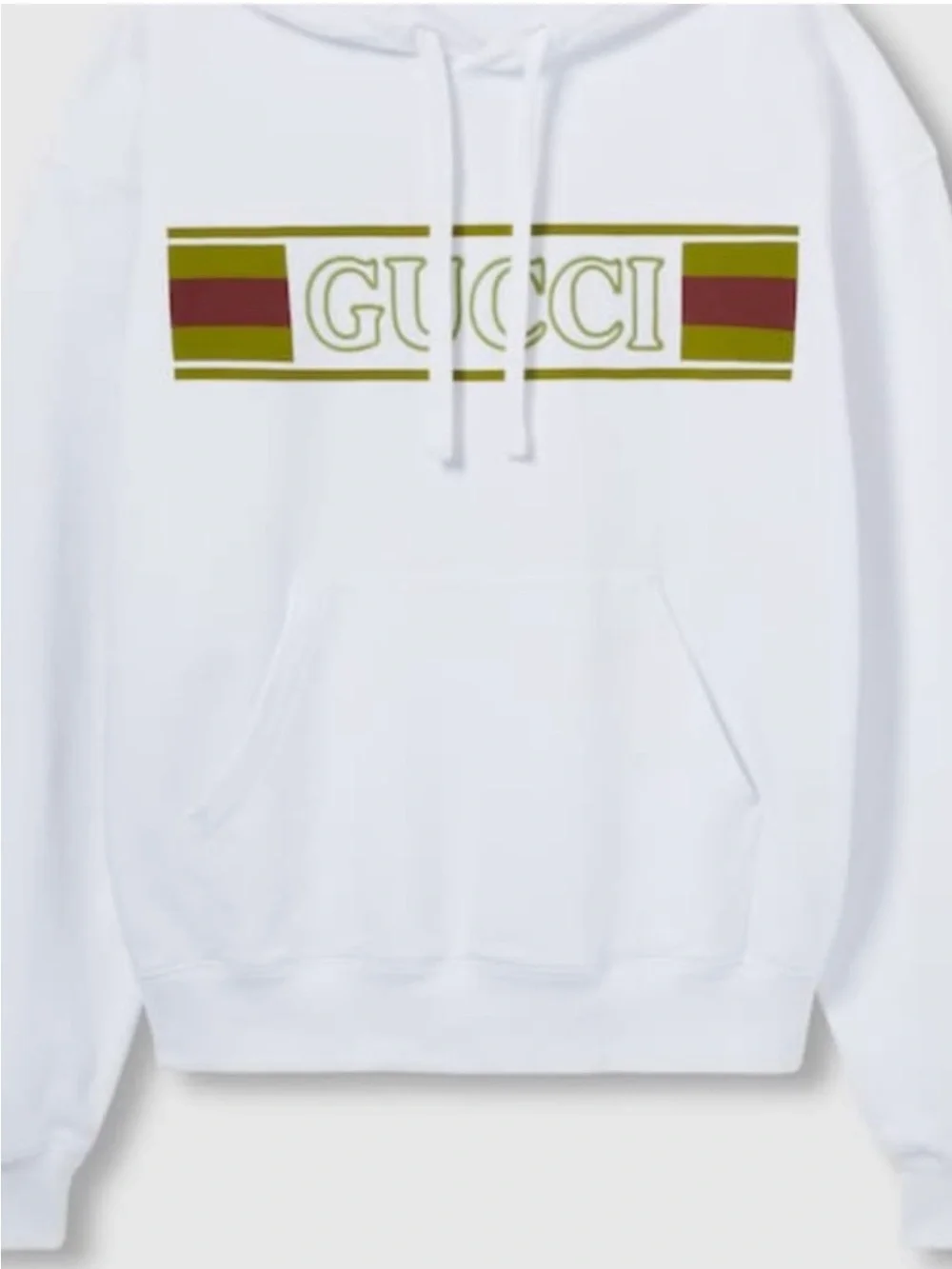 Men’s Gucci embroidered cotton hoodie, size XXL made in Italy